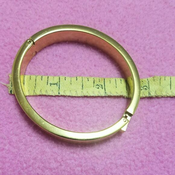 J.CREW BRACELETS GOLD COLOR CLAMP BANGLE - Picture 5 of 8